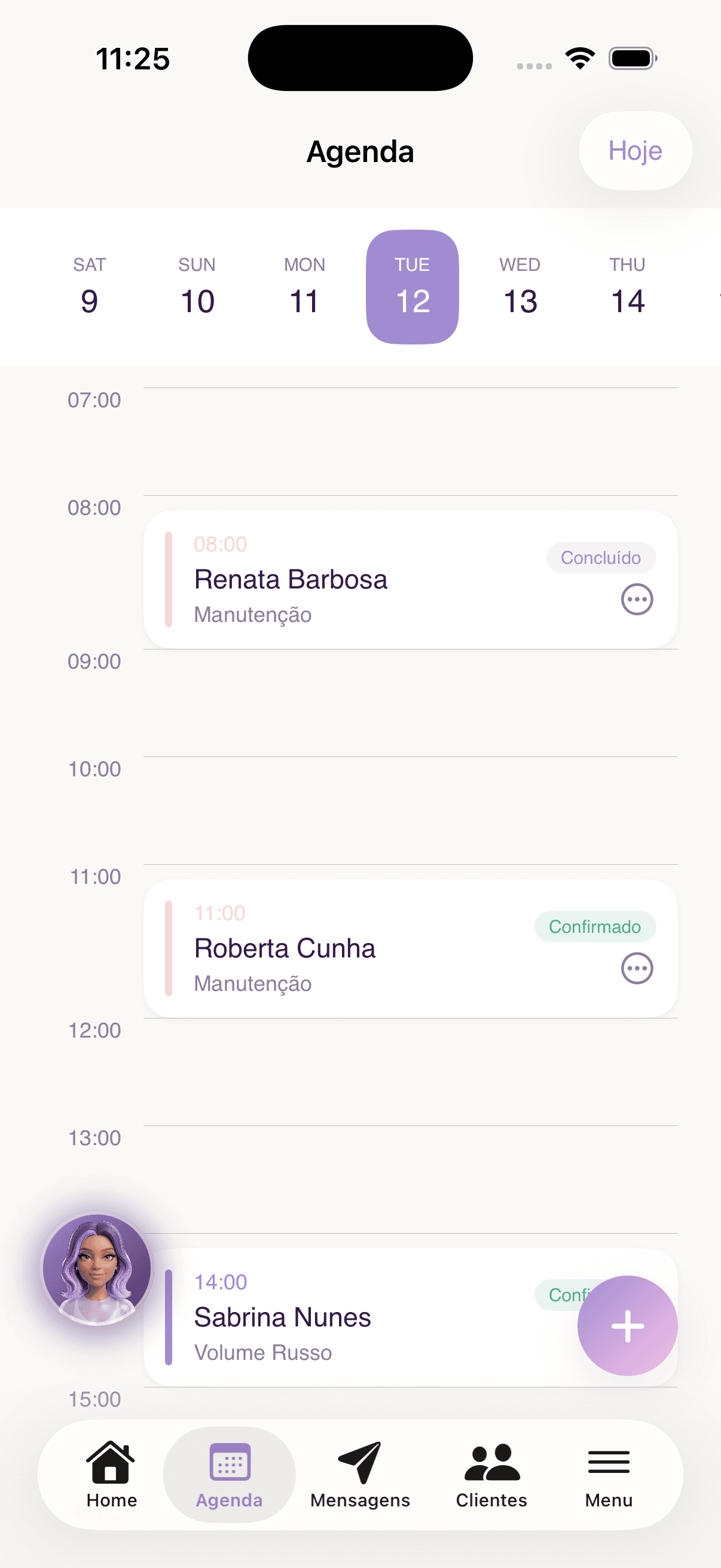 Agenda da semana